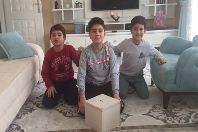 'Biz bize yeteriz T&uuml;rkiyem' kampanyasına Bursa'daki k&uuml;&ccedil;&uuml;k y&uuml;reklerden destek