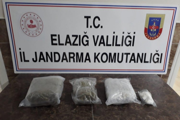 Elazığ'da uyuşturucu operasyonu: 2 g&ouml;zaltı