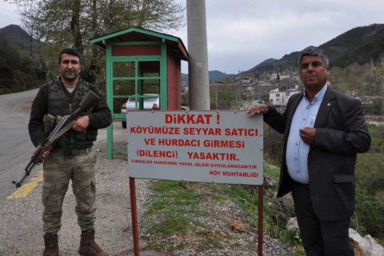 Mahalleli kendini karantinaya aldı