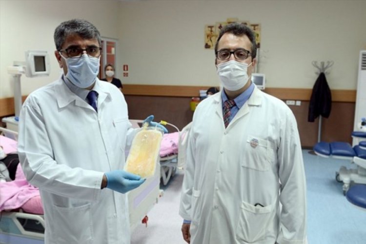 T&uuml;rkiye'de ilk plazma tedavisi Malatya'da başladı