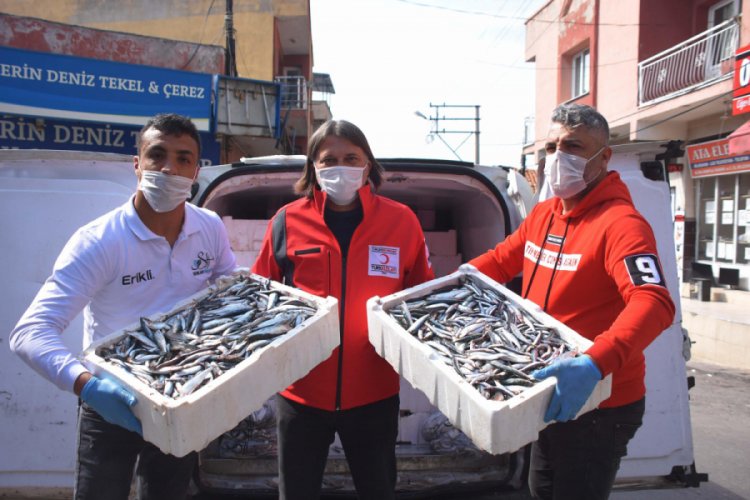 İhtiyaç sahiplerine 10 ton balık dağıtıldı