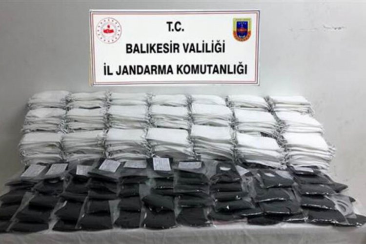 9 bin 850 adet ka&ccedil;ak maske ele ge&ccedil;irildi