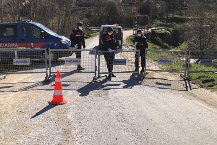 Bir k&ouml;y karantinaya alındı