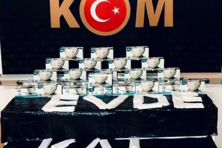 190 bin yarı mam&uuml;l maske ele ge&ccedil;irildi