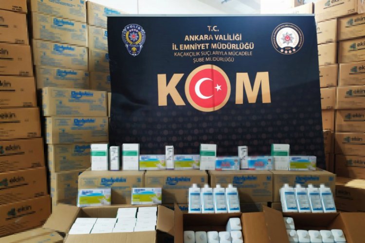 Ankara'da sağlık malzemesi satan telefoncuya baskın