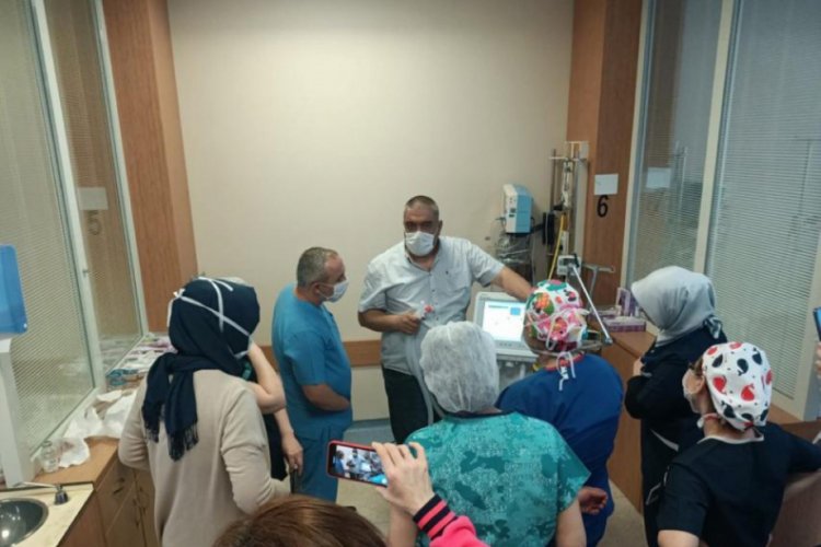 Devlet hastanesine 17 adet solunum cihazı bağışlandı