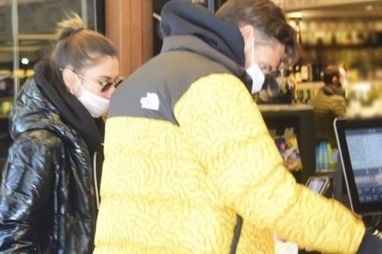 Şeyma Subaşı ve Guido Senia'nın karantina alışverişi