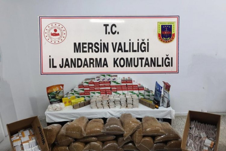 Mersin'de ka&ccedil;ak t&uuml;t&uuml;n operasyonu