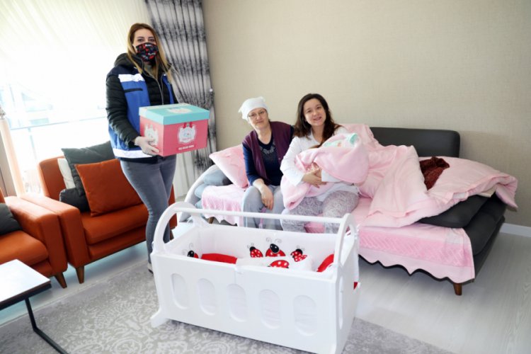 Bursa Mudanya'da 543 bebeğe "Hoş geldin" s&uuml;rprizi