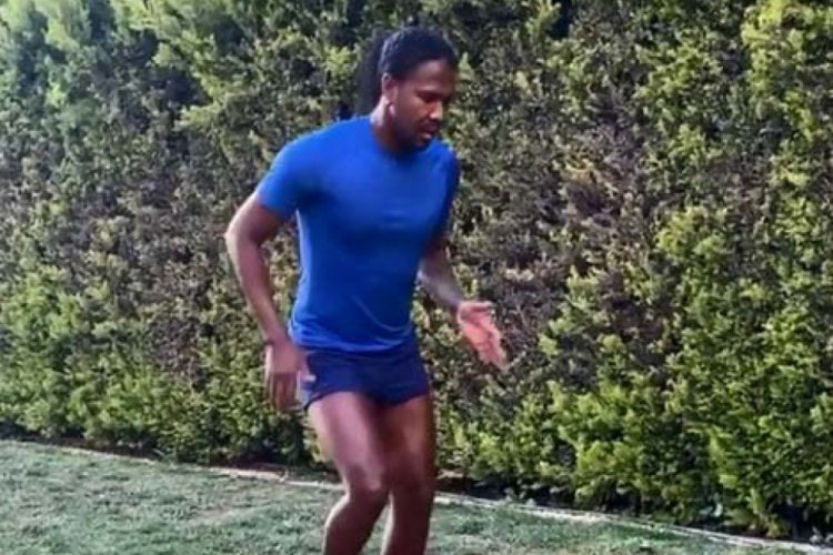 Denizlispor'da Rodallega sıkı &ccedil;alışıyor
