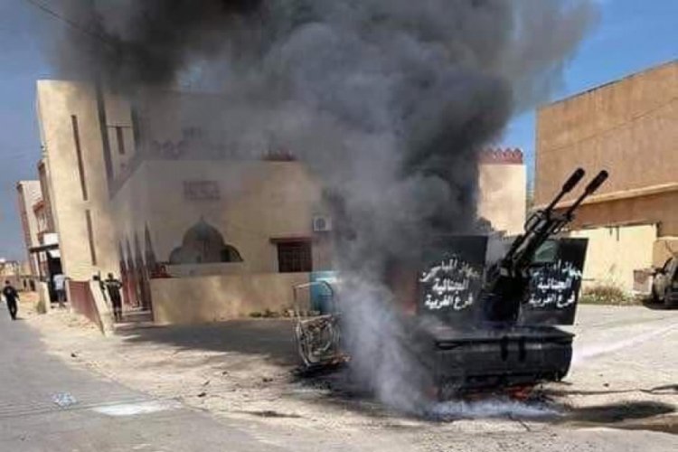 Libya'da UMH g&uuml;&ccedil;leri Sabratha kentine girdi