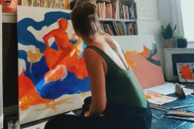 Karşınızda ressam Yasemin Kay Allen