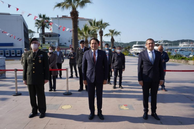 Atat&uuml;rk'&uuml;n Edremit ve Ayvalık'a gelişinin 86'ncı yılı kutlandı