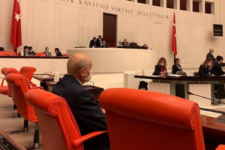 Devlet Bah&ccedil;eli TBMM'ye geldi