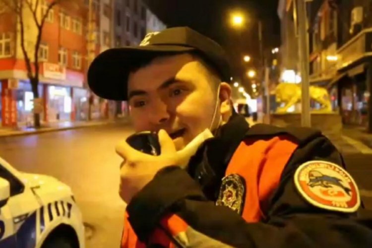 Down sendromlu Muhammet'in polis olma hayali ger&ccedil;ekleştirildi