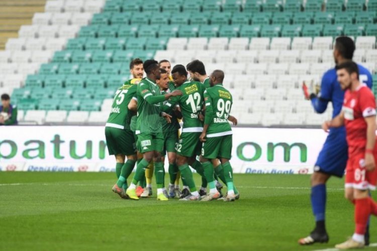 Bursaspor'da skor farklı oyunculardan geldi