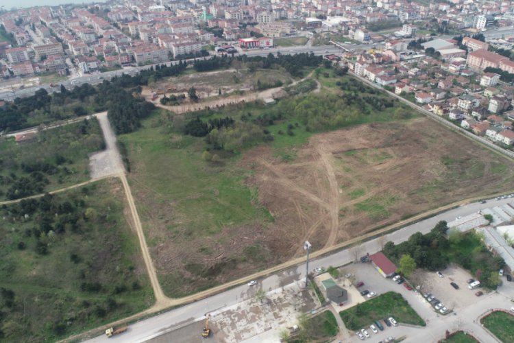 Derince'ye yapılacak 250 yataklı hastanenin arazisi hazırlandı