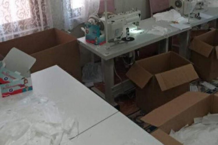 Ka&ccedil;ak maske &uuml;retimi yapılan eve baskın