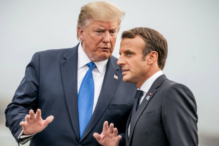 Trump ve Macron telefonda Kovid-19'u g&ouml;r&uuml;şt&uuml;