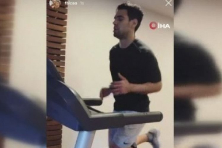 Falcao &ccedil;alışmalarını s&uuml;rd&uuml;r&uuml;yor