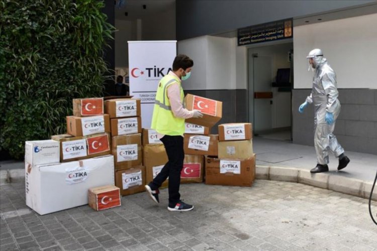 TİKA'dan Kovid-19'la m&uuml;cadele eden L&uuml;bnan'a tıbbi yardım