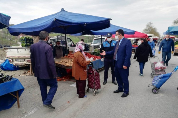 Samsun'da a&ccedil;ık ve kapalı pazar yerinde sıkı denetim