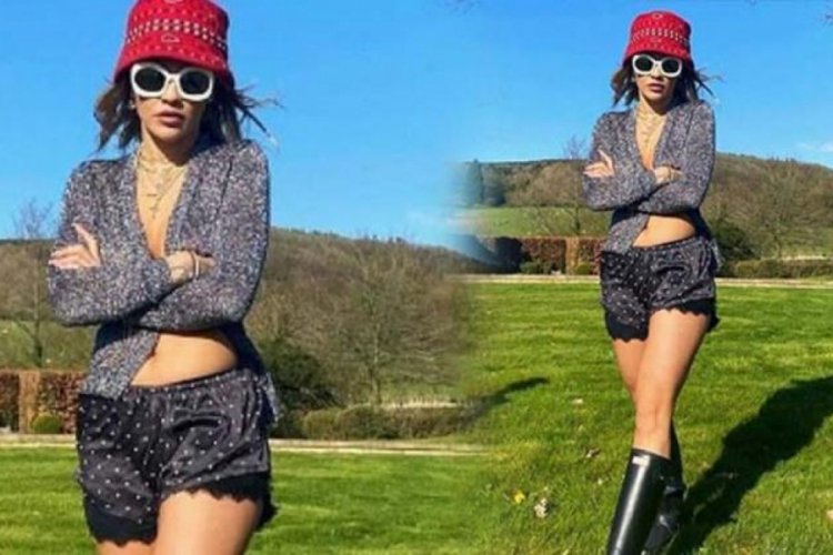 Rita Ora corona vir&uuml;s nedeniyle &ccedil;iftliğe yerleşti!