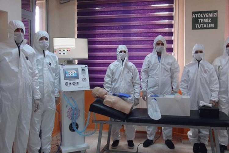 &Uuml;retilen ilk solunum cihazı tanıtıldı