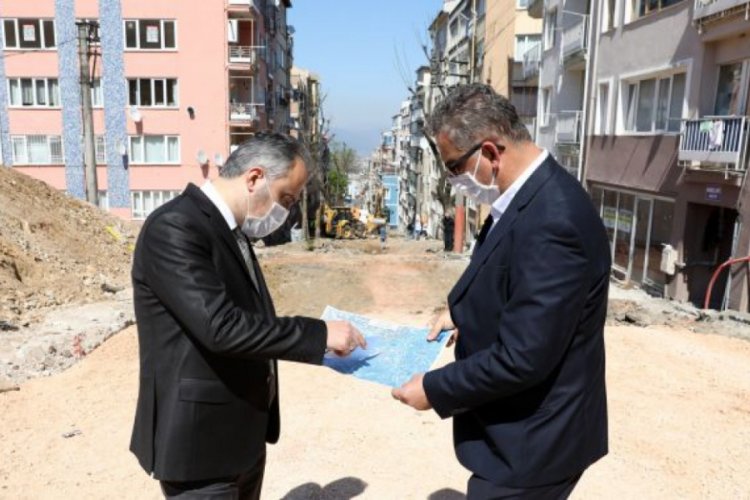 Bursa'da İpek&ccedil;ilik Caddesi sil baştan yenileniyor