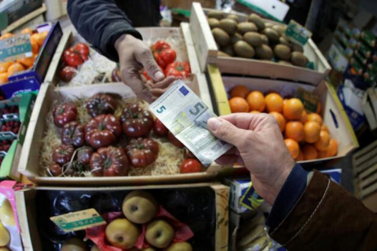 Euro B&ouml;lgesi'nde yıllık enflasyon geriledi