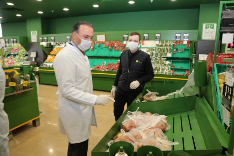 Bursa'da 2 bin 877 market ile 24 semt pazarına denetim