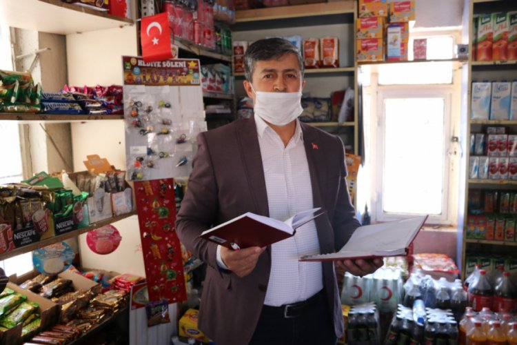 Niğdeli hayırseverler bakkalın veresiye defterini kapattı