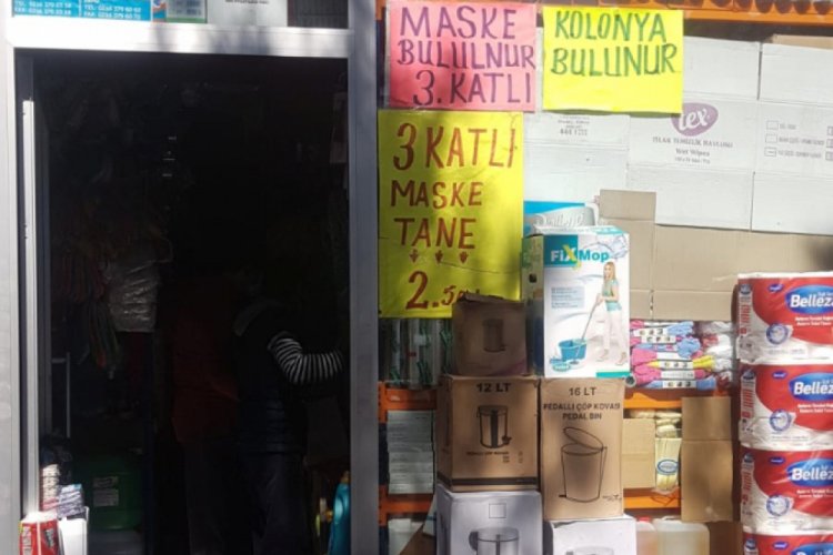 Maltepe'de sahte maske satışı yapan işyeri m&uuml;h&uuml;rlendi