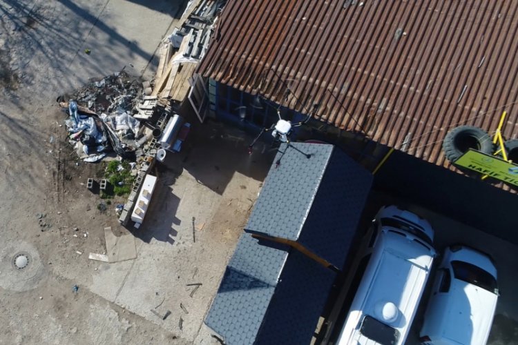 Drone ile havadan dezenfeksiyon