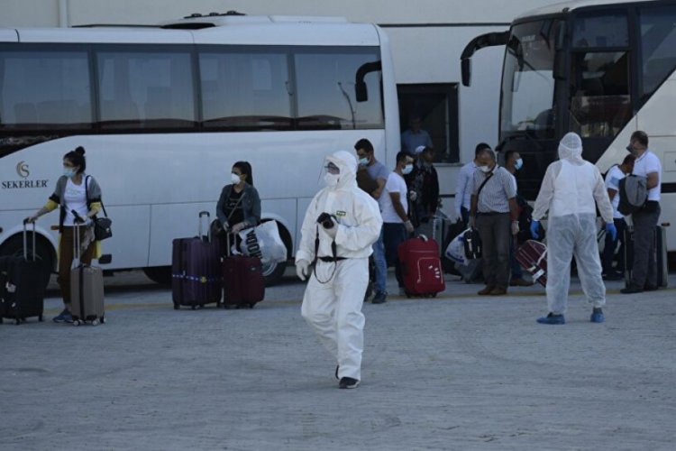 Kuveyt'ten getirilen T&uuml;rk iş&ccedil;iler karantinaya alındı