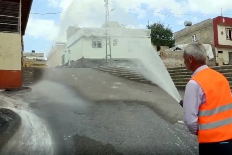 Gaziantep'te şaka gibi dezenfekte