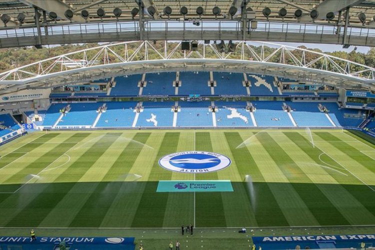 Premier Lig ekibi Brighton'ın stadı koronavir&uuml;s test merkezine &ccedil;evrildi