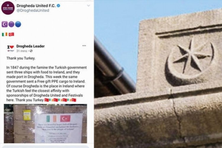 İrlanda'dan 173 yıllık 'minnet' mesajı