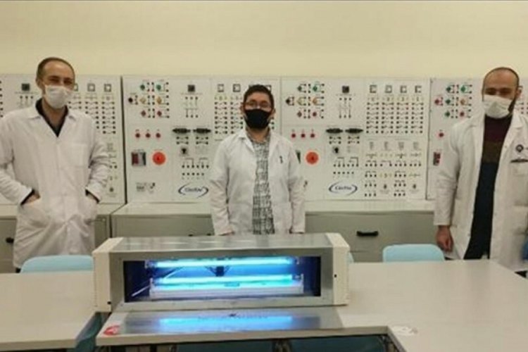 MEB, Ultraviyole-C hava sterilizasyon cihazı &uuml;retti