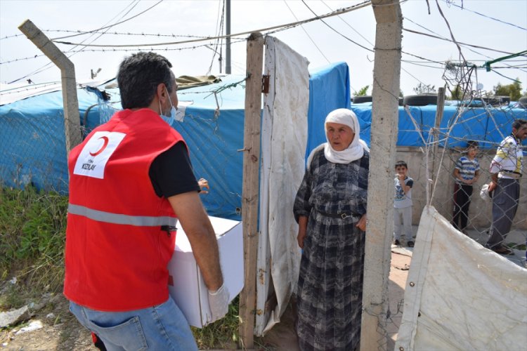 T&uuml;rk Kızılaydan T&uuml;rkmenlere ramazan yardımı