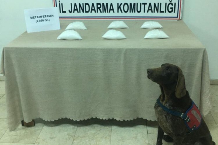 'Resif'le aramada 2 kilo metamfetamin ele ge&ccedil;irildi