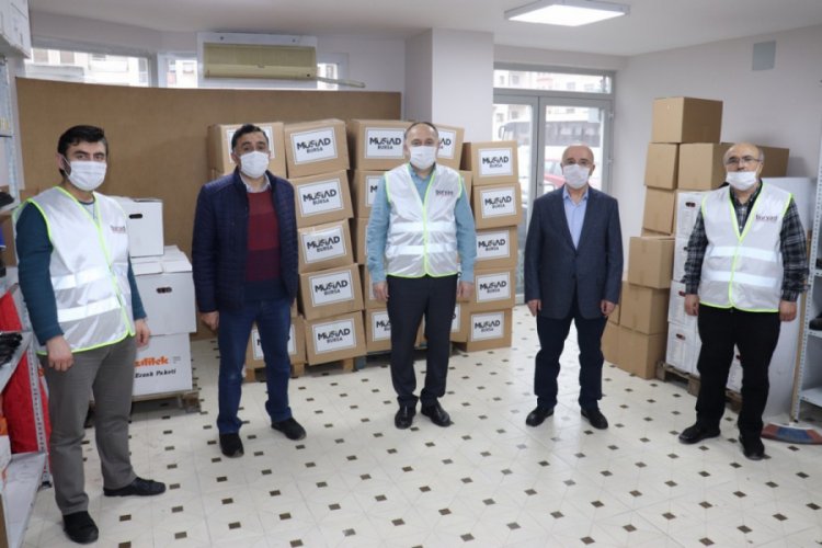 M&Uuml;SİAD Bursa Şubesi'nden yardım eli