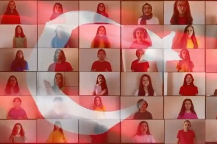 İskender Paydaş, Bursalı &ccedil;ocuklarla "100 kere 23 Nisan" dedi