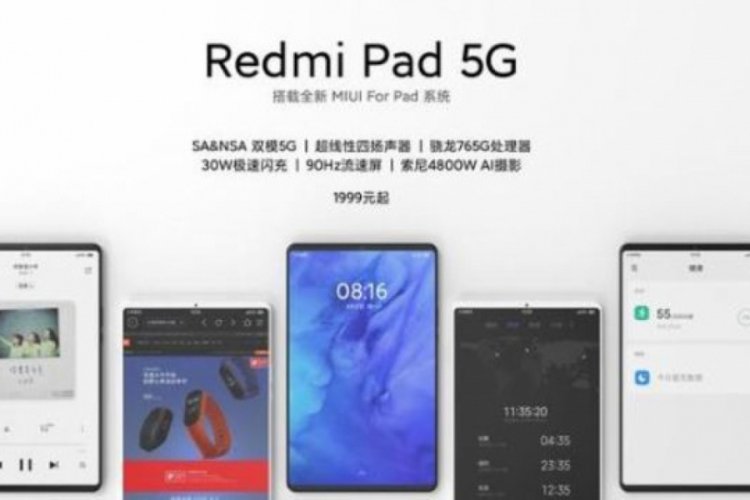 Xiaomi Redmi Pad 5G geliyor!