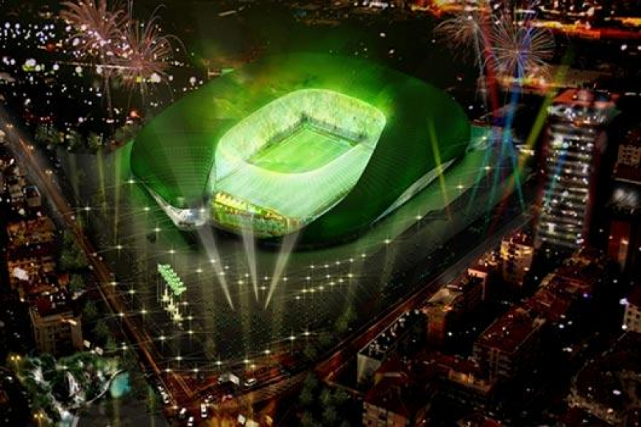 Timsah Arena'da İstiklal Marşı &ccedil;alındı!