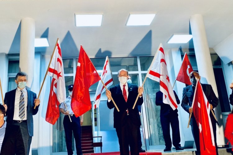 KKTC'de camilerde İstiklal Marşı okutuldu
