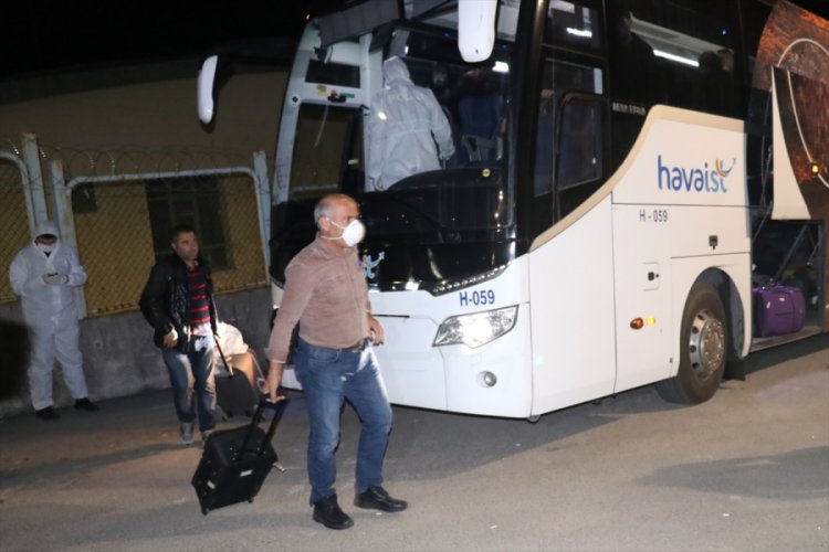 Fransa'dan getirilen 161 kişi yurda yerleştirildi