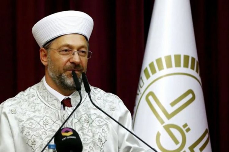 Erbaş: 'Ne yaptık da Rabbimiz insanlığa bu musibeti verdi' diyoruz