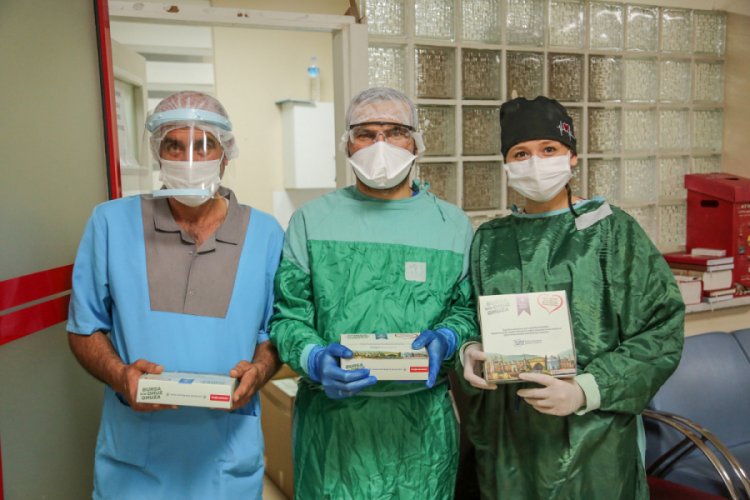 Bursa'da sağlık &ccedil;alışanlarının ilk sahuru B&uuml;y&uuml;kşehir'den