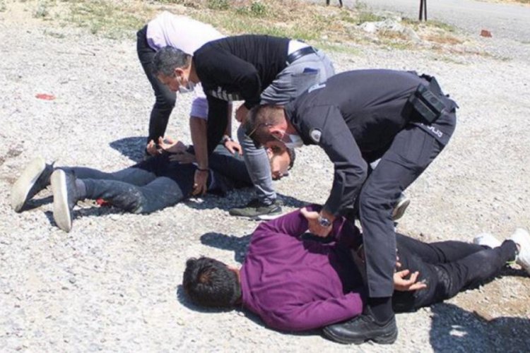 Ceza yememek i&ccedil;in ortalığı birbirine kattılar